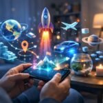 Kiterjesztett valóság megjeleníti digitális elemeket a valós környezetben, például útmutatók, 3D tárgyak és információk.